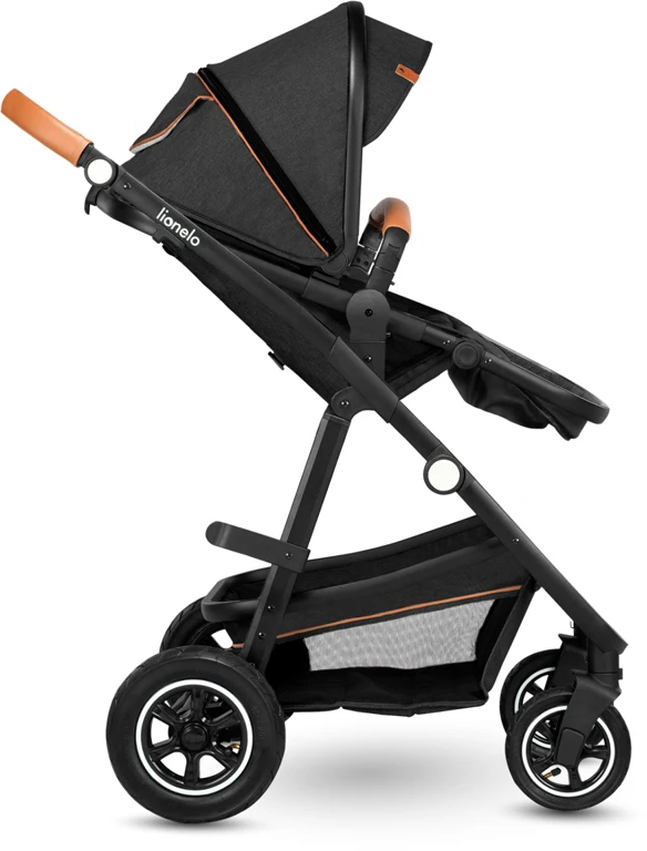 Дитячий візочок 2 в 1 Lionelo Amber Grey Graphite